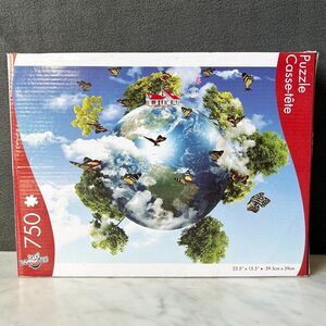 Butterfly World Protect Ecology Sustainability 750 Piece Puzzle 23.5 x 15.5 NEW